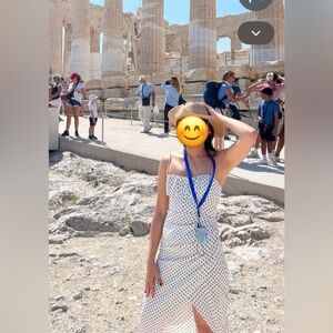 ZARA Polka Dot Strappy Dress